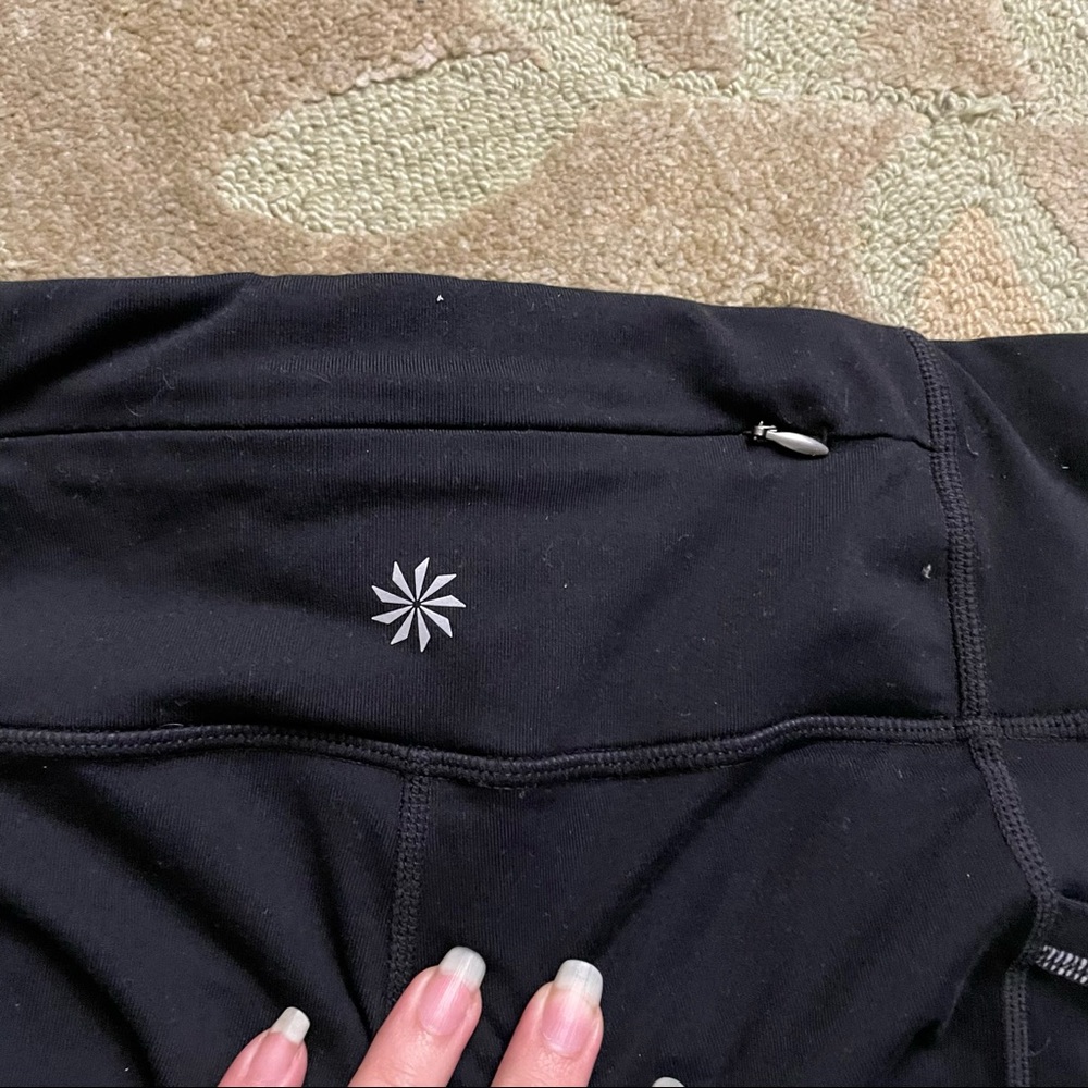 Athleta small floral leggings with pockets - Picture 3 of 6